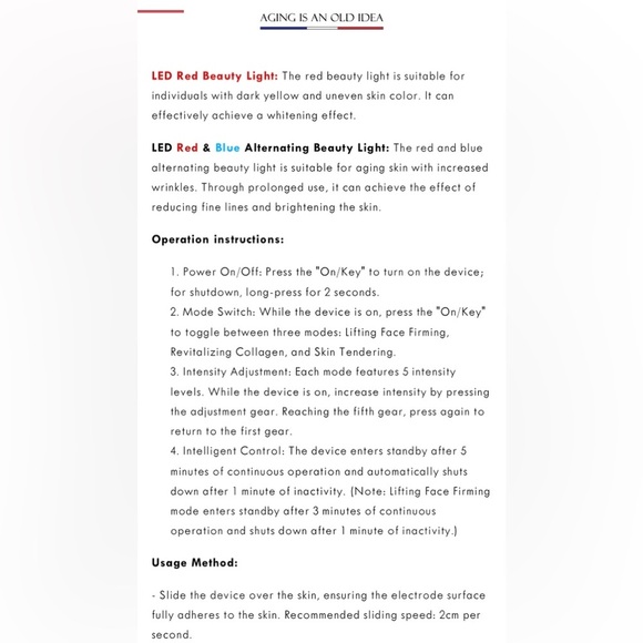 NEW -anti-aging skin care device
Clinically proven to reduce wrinkles &  fine - Picture 2 of 10